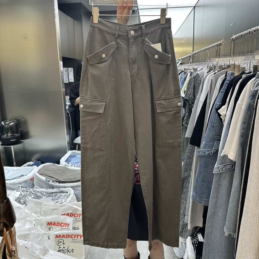 MADCITY韓國直郵女士新款職業真品熱賣休閑時尚推薦25春夏休閑褲MADCITY休閑褲