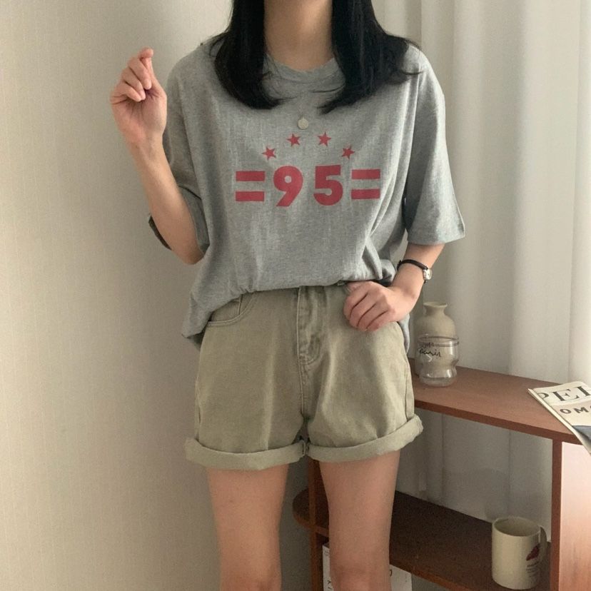 HELLO JINI韓國直郵㊣女裝新品人氣熱賣25春夏休閑時尚T恤HELLO JINIT恤