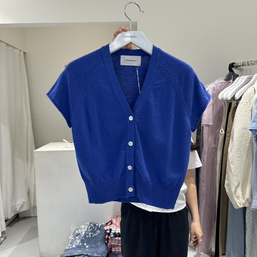 LORING RE I韓國㊣直郵東大門代購女裝新品25春夏人氣針織衫LORING RE-I/BARE針織衫
