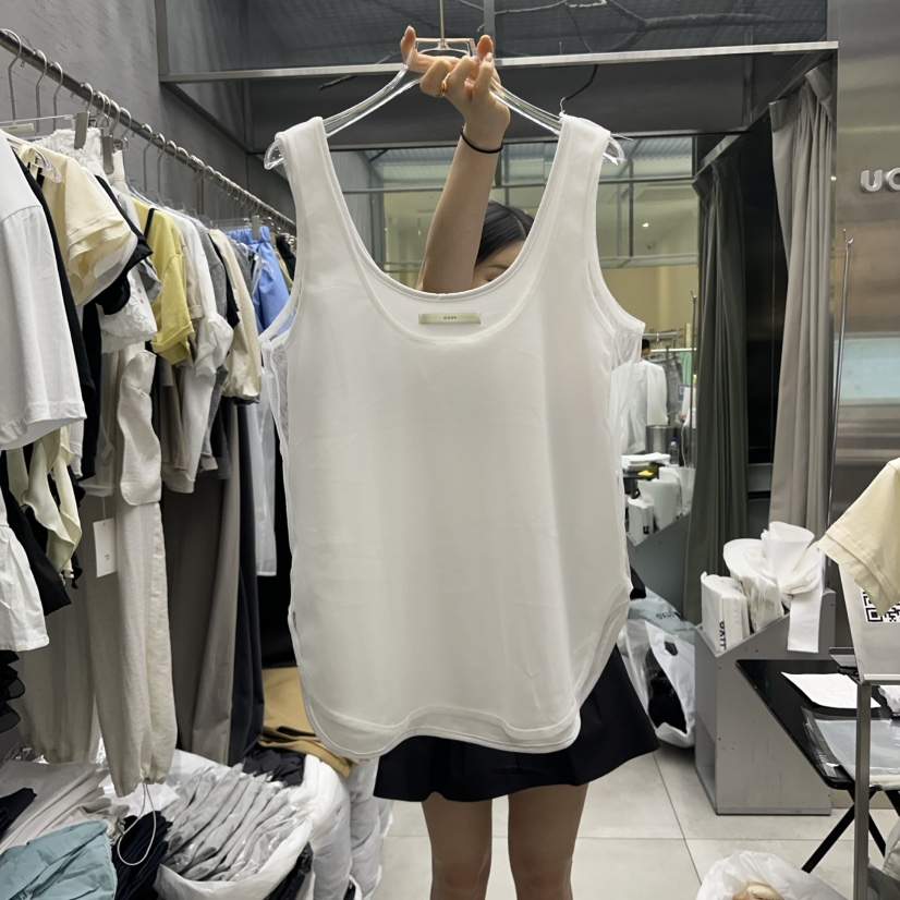 UOOV韓國㊣直郵東大門代購女裝新款休閑人氣時尚推薦吊帶背心UOOV吊帶/背心