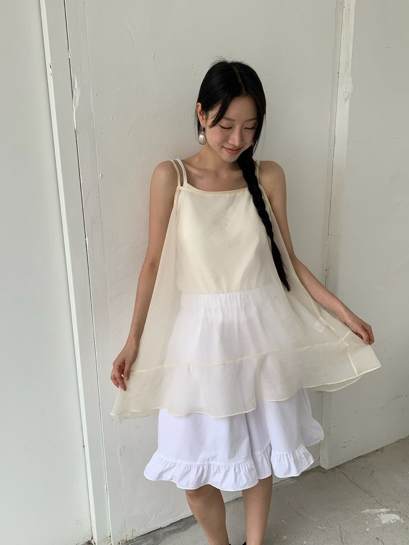 LOVE MY SANTA韓國㊣直郵東大門代購女裝新款時尚吊帶背心Santa/LOVE MY SANTA吊帶/背心