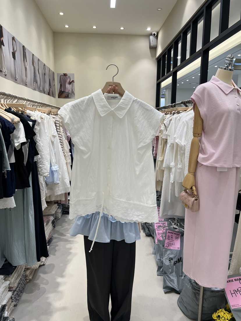 MARIE MARIE韓國直郵㊣東大門實拍女裝新品熱賣襯衫蕾絲衫MARIE MARIE襯衫/蕾絲衫