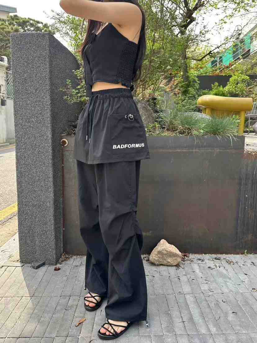 BADFORMUS韓國直郵㊣東大門實拍女裝新品休閑推薦25春夏裙褲BADFORMUS裙褲