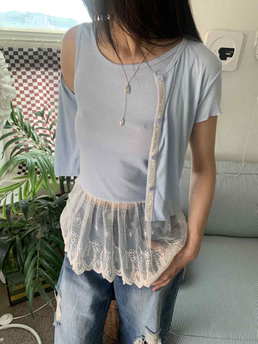 BADCALM直郵韓國代購㊣女裝新款休閑時尚推薦熱賣套裝套裝開衫BADCALM套裝