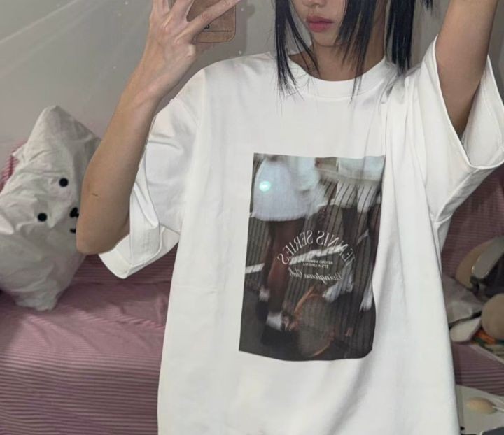 STAY HERE直郵韓國代購㊣女裝新款熱賣25春夏推薦休閑時尚T恤STAY HERET恤
