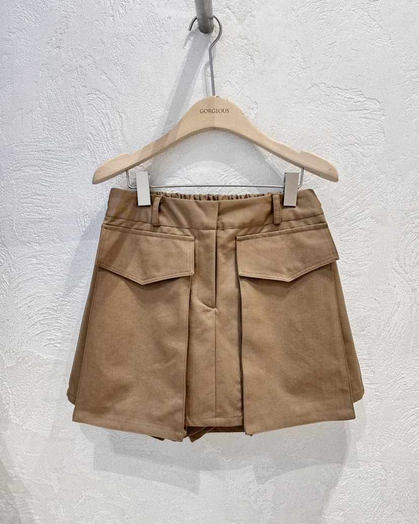 GORGEOUS韓國直郵㊣東大門實拍女裝新品25春夏推薦裙褲口袋GORGEOUS裙褲