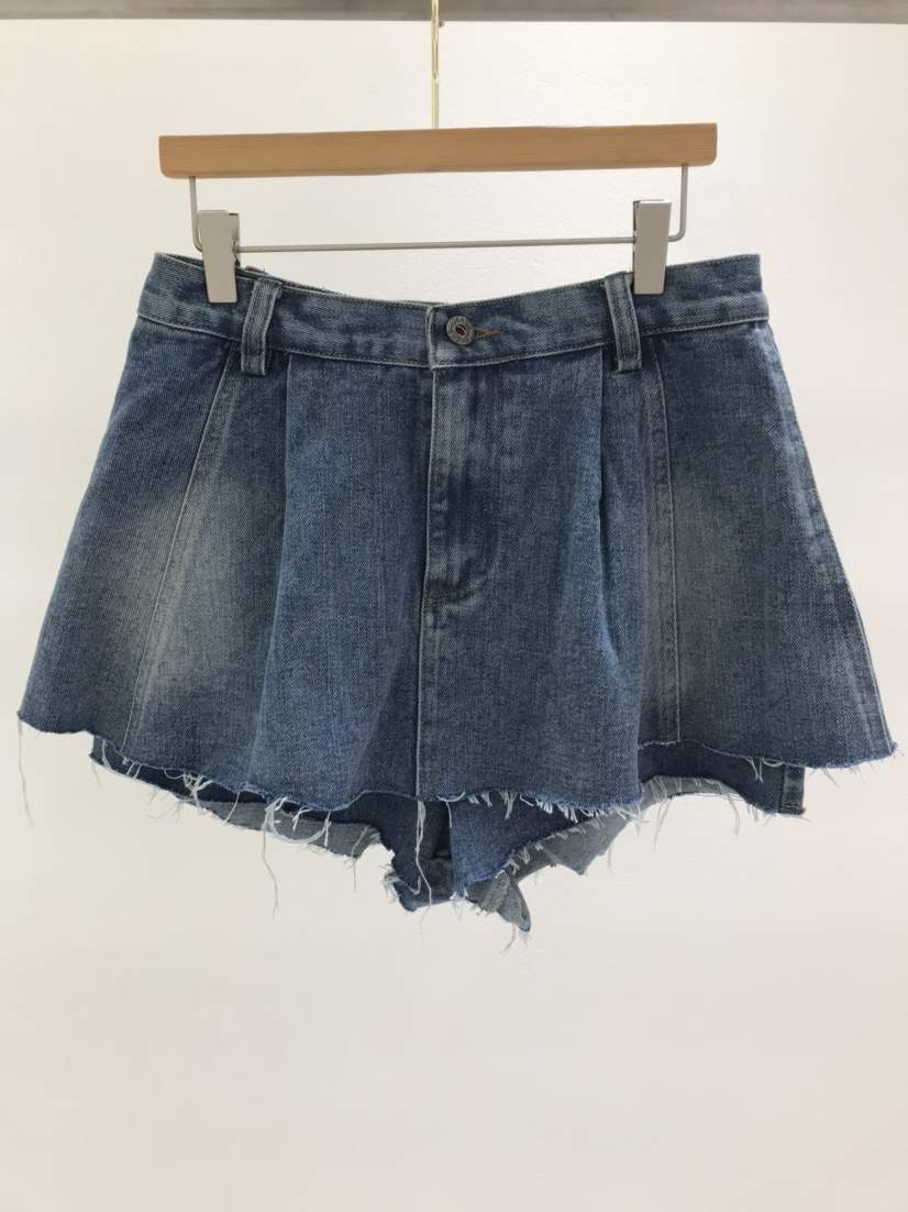 KC MARKET直郵韓國代購㊣女裝新品休閑時尚人氣25春夏短褲圓領KC MARKET短褲