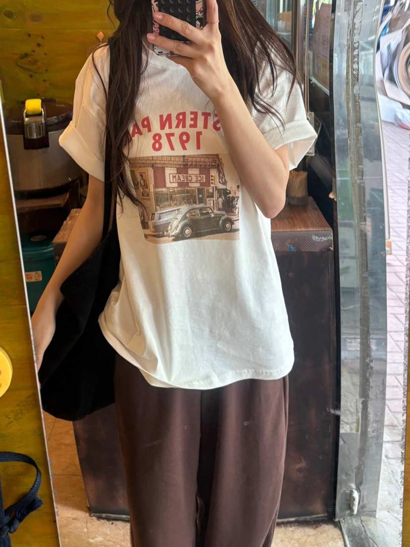EOMPIT韓國㊣直郵東大門代購女裝新款人氣推薦時尚熱賣25春夏T恤EOMPITT恤