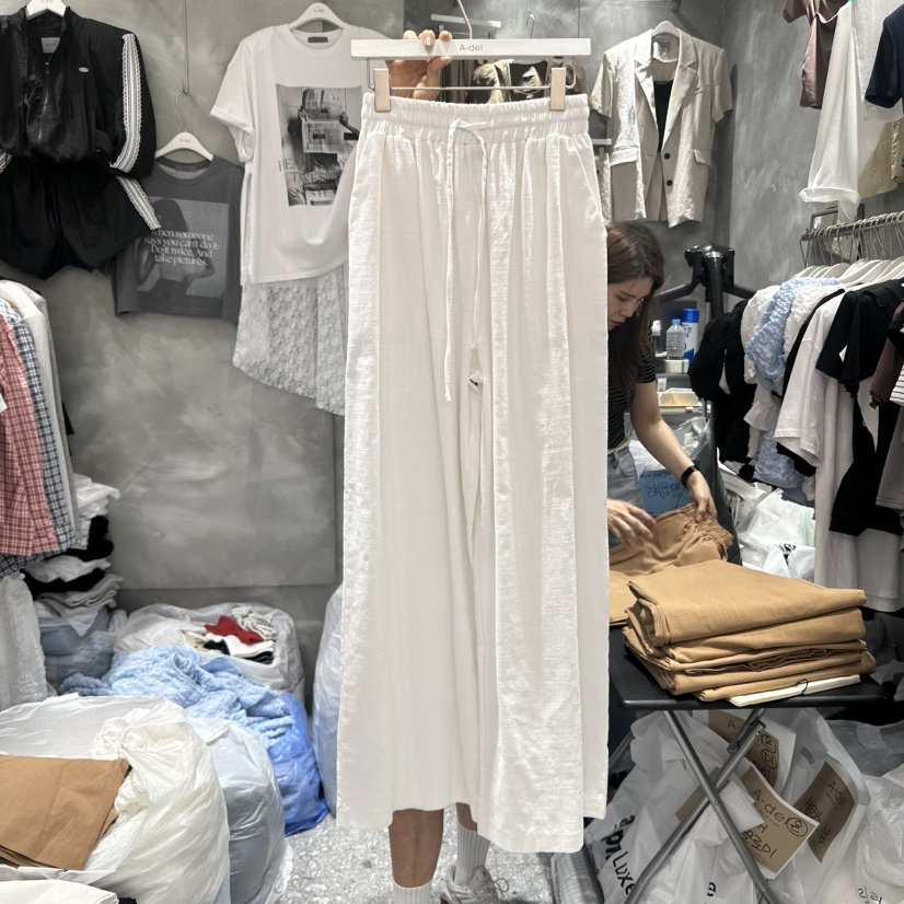 A-DEL直郵韓國代購㊣女裝新品時尚休閑推薦熱賣25春夏休閑褲A-DEL休閑褲