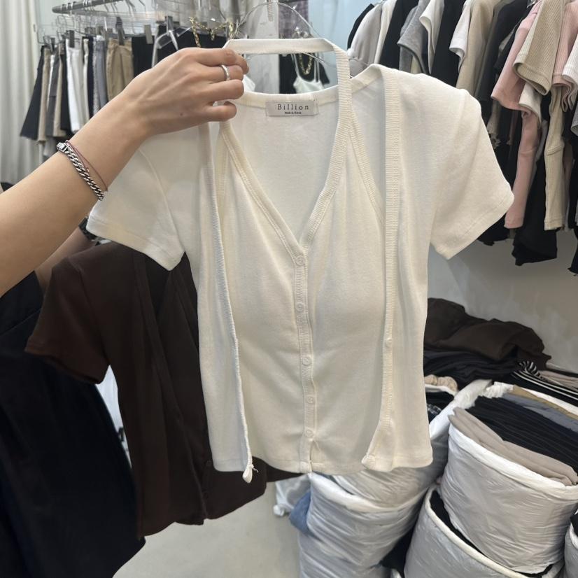 BILLION-L韓國代購女裝新品真品時尚休閑職業熱賣25春夏針織衫BILLION-L針織衫