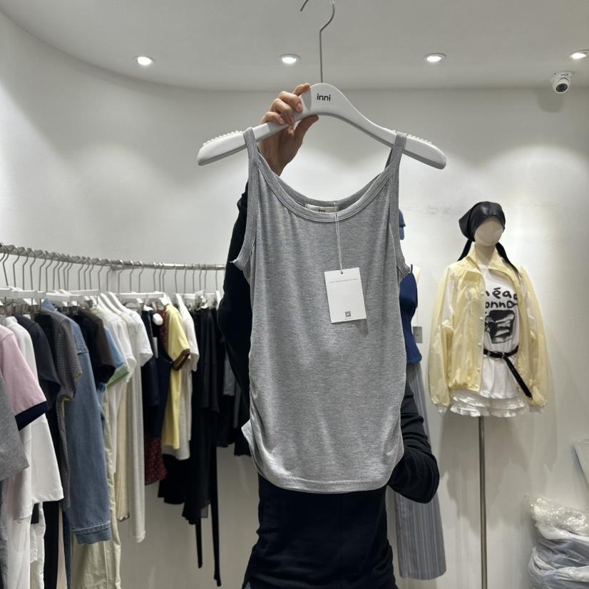 INNI東大門代購女士新品休閑時尚職業熱賣人氣真品吊帶背心inni吊帶/背心