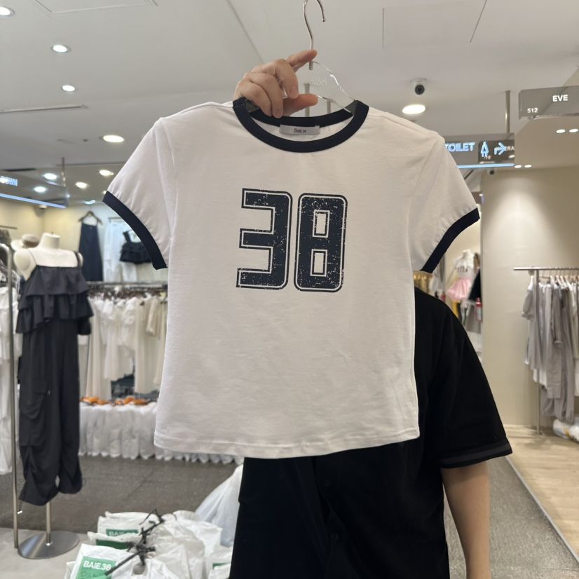 BAIE.38東大門實拍女裝新款熱賣職業25春夏推薦休閑人氣T恤BAIE.38T恤