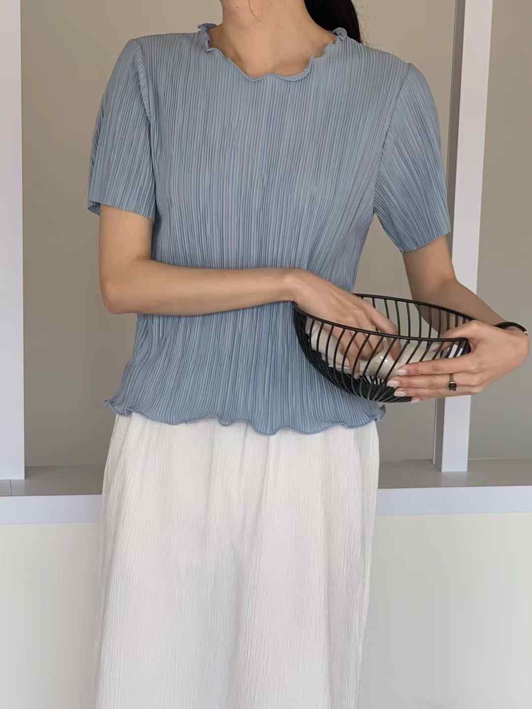 LENEUF韓國代購女士新款真品25春夏人氣職業推薦襯衫蕾絲衫LENEUF襯衫/蕾絲衫