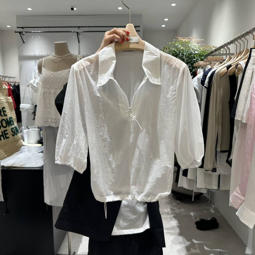 AYCE韓國直郵女士新款推薦職業真品25春夏熱賣人氣襯衫蕾絲衫101SHOWROOM/AYCE襯衫/蕾絲衫