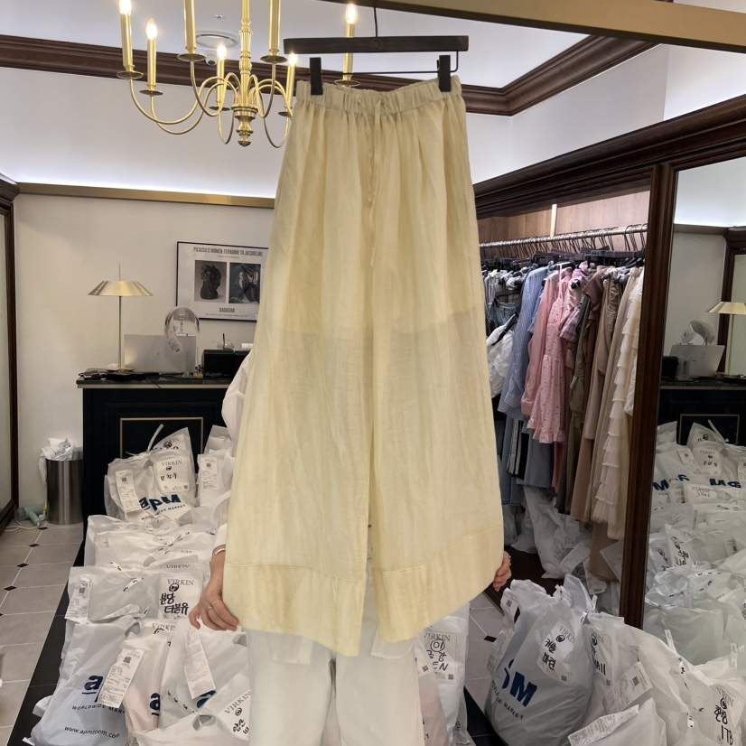 VIRKIN韓國代購女裝新品時尚休閑職業熱賣人氣推薦25春夏休閑褲VIRKIN休閑褲
