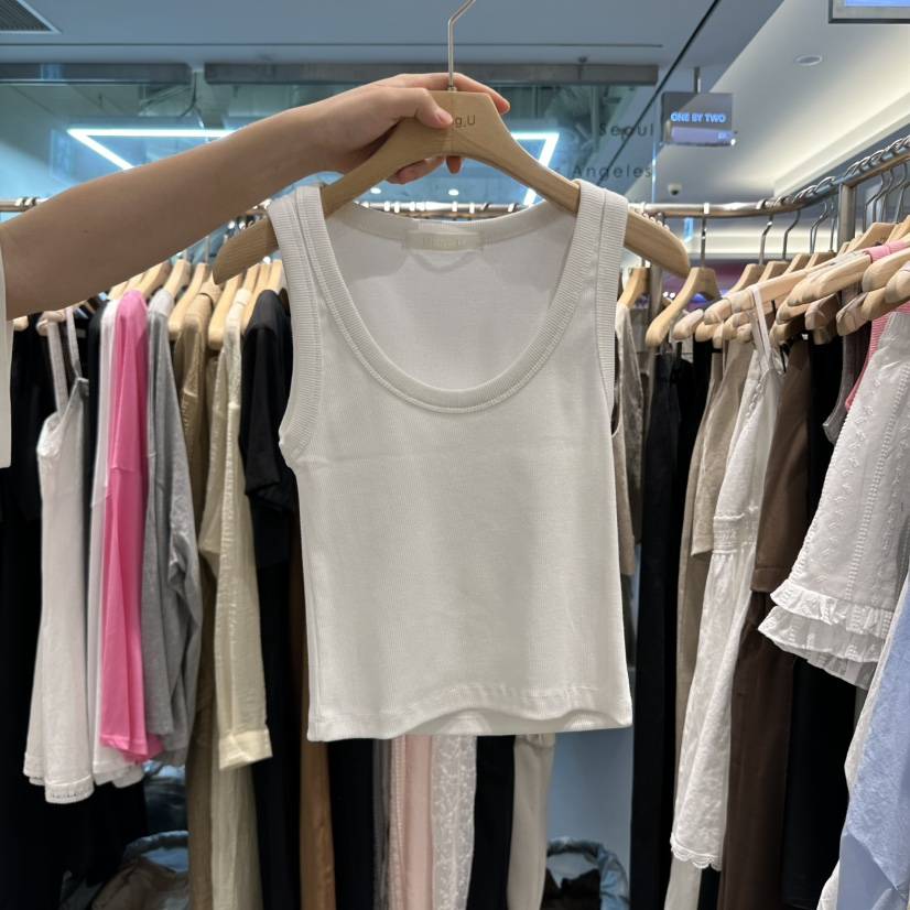 HONG.U東大門代購女士新款真品推薦時尚熱賣人氣休閑吊帶背心HONG.U吊帶/背心