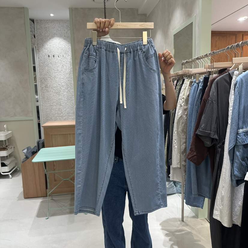 DELI JENNY東大門直郵女裝新品25春夏熱賣真品休閑職業牛仔褲DELI JENNY牛仔褲