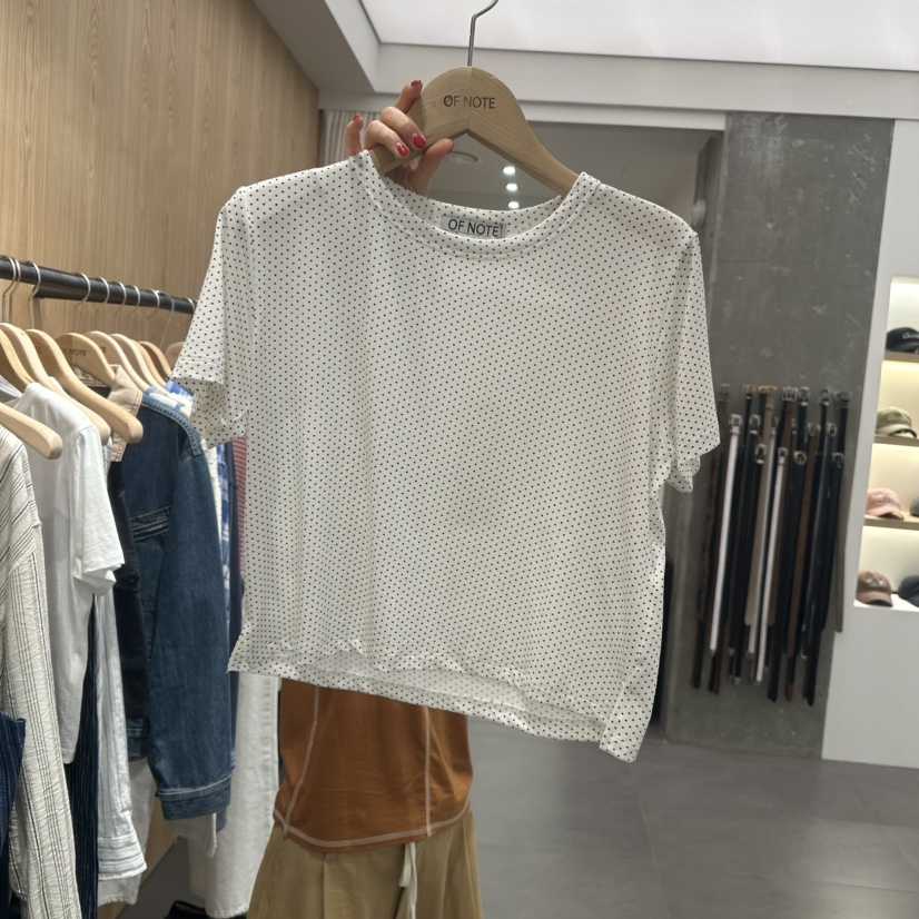 STAYFELT/OF NOTE韓國代購女士新品時尚休閑職業人氣25春夏T恤OF NOTE/STAYFELTT恤