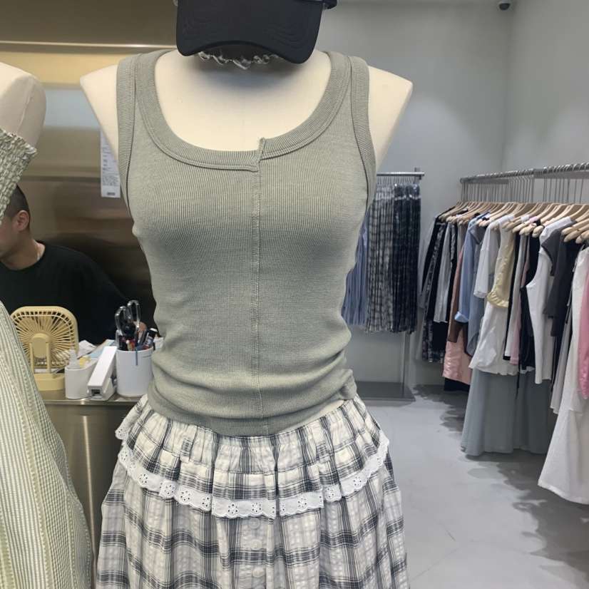 ROMAINE韓國代購女士新品人氣職業推薦休閑熱賣真品吊帶背心ROMAINE吊帶/背心