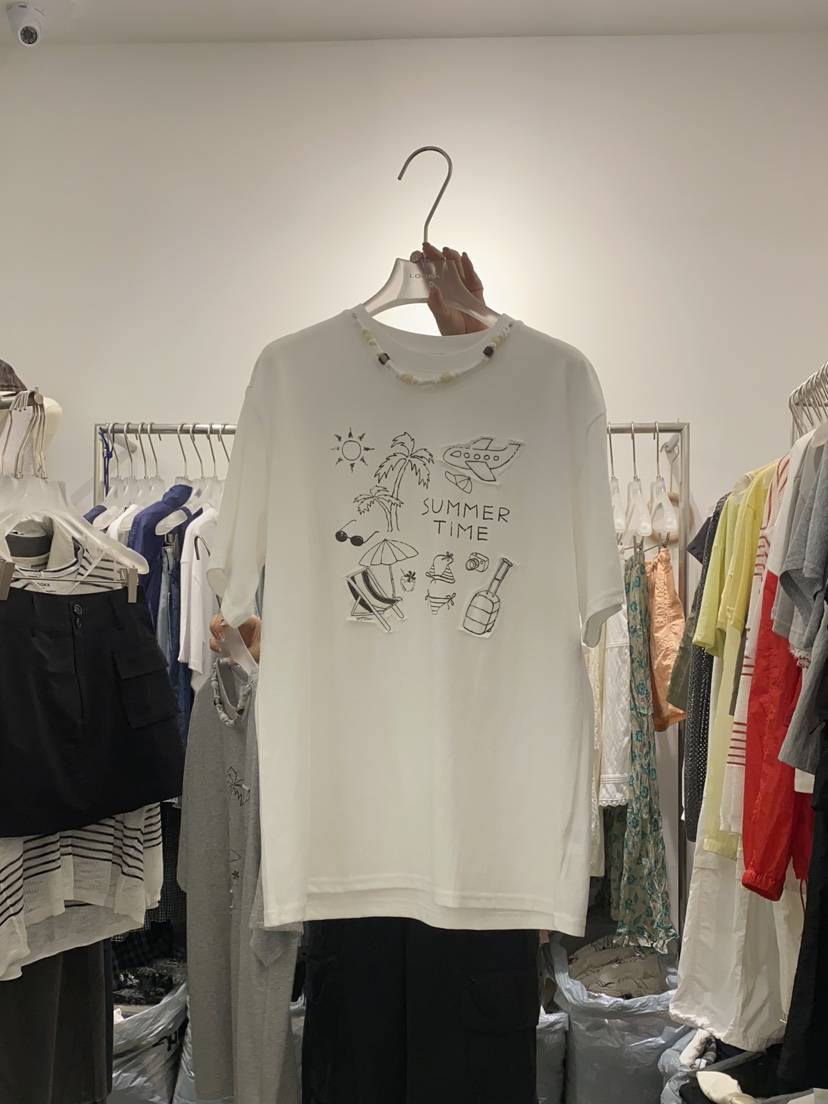 LOOKK韓國代購女士新品熱賣推薦真品人氣職業25春夏休閑T恤LOOKKT恤