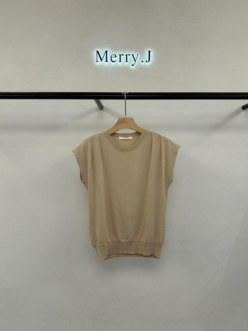 MERRY-J韓國代購女裝新款25春夏休閑真品職業推薦人氣針織衫MERRY-J針織衫
