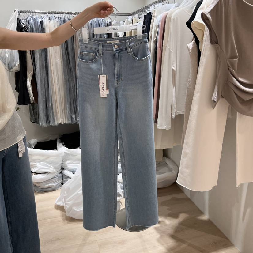 LOVE SOME東大門直郵女裝新品人氣熱賣職業25春夏推薦牛仔褲LOVE SOME牛仔褲