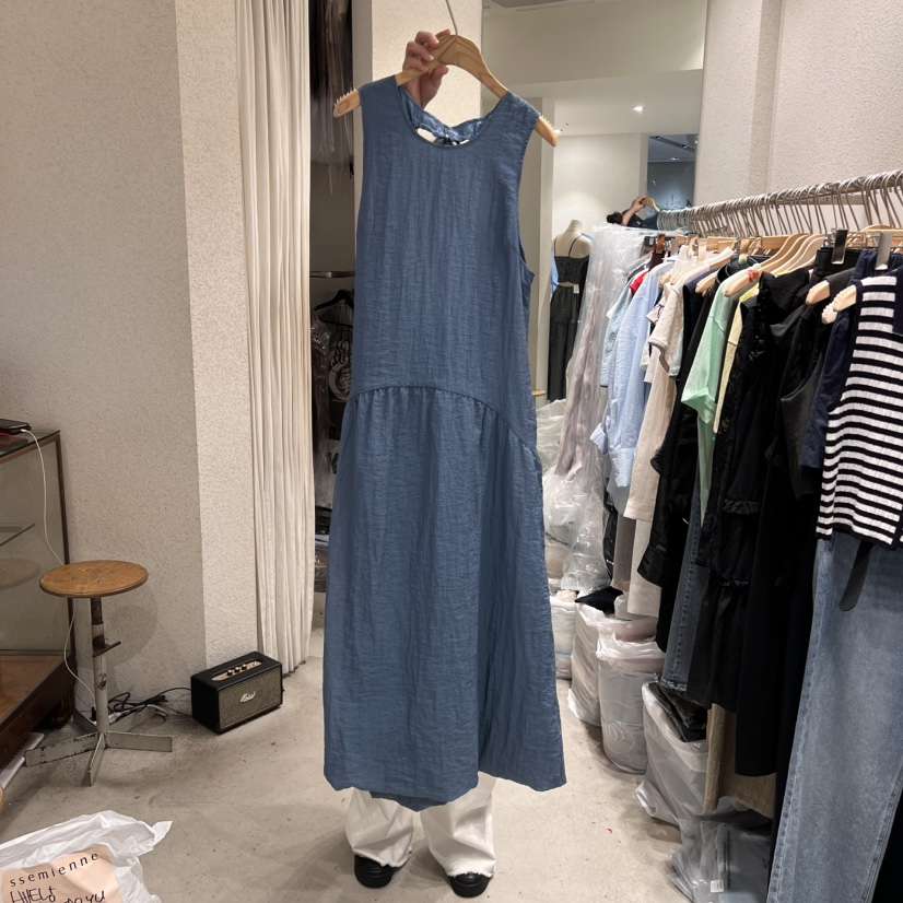 SSEMIENNE東大門代購女士新品職業25春夏時尚推薦真品連衣裙SSEMIENNE連衣裙