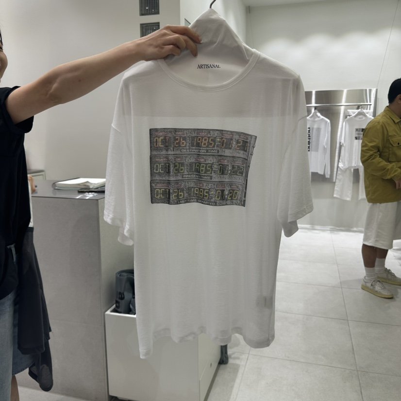 ARTISANAL韓國代購女裝新款休閑25春夏熱賣時尚職業T恤透明ARTISANALT恤