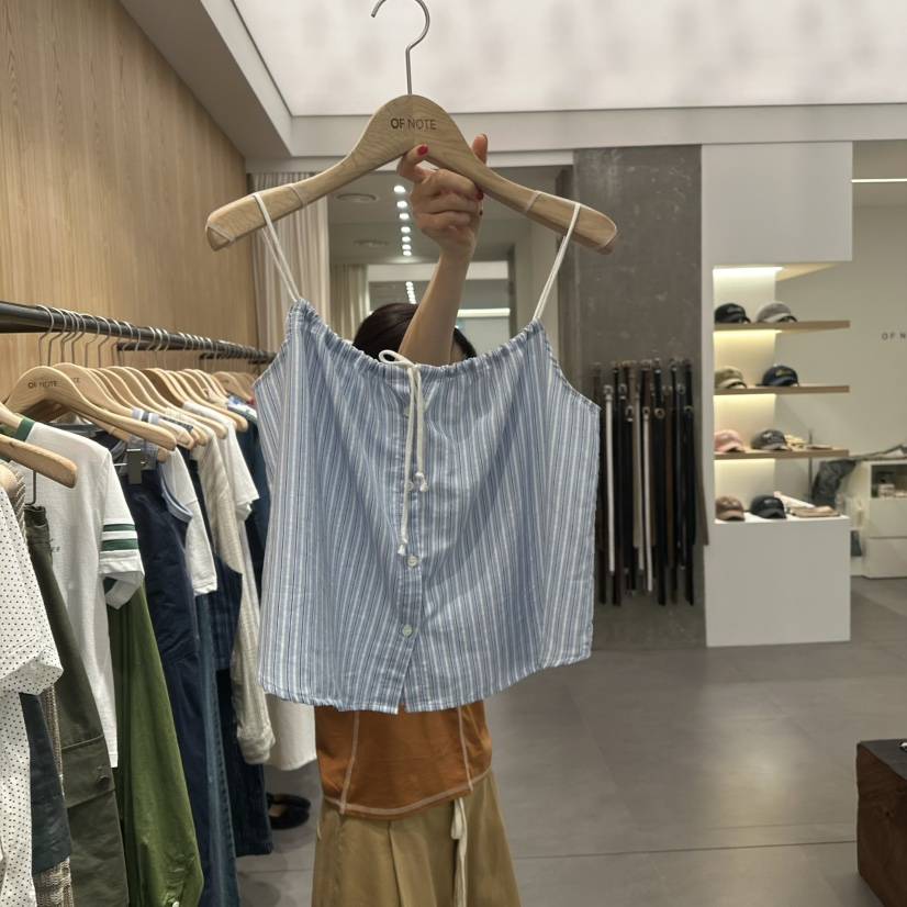 STAYFELT/OF NOTE東大門直郵女士新款休閑25春夏吊帶背心OF NOTE/STAYFELT吊帶/背心