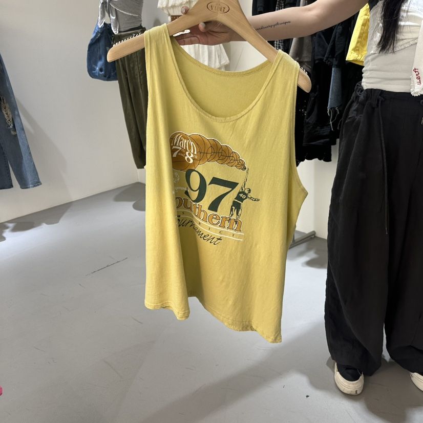 VAULT韓國直郵女裝新品職業熱賣25春夏推薦休閑真品吊帶背心VAULT吊帶/背心