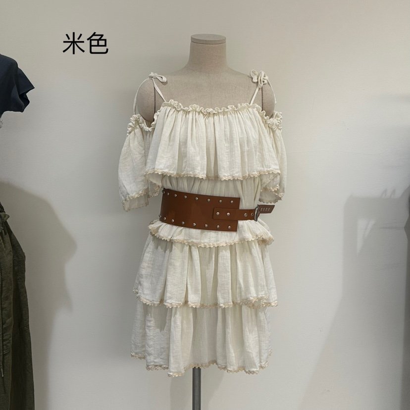 VAULT韓國直郵女裝新品25春夏真品休閑時尚推薦連衣裙含腰包VAULT連衣裙