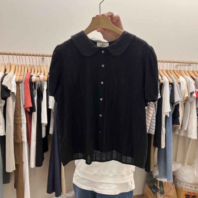 THE ABLE東大門直郵女裝新品25春夏休閑時尚人氣襯衫蕾絲衫THE ABLE/TA襯衫/蕾絲衫