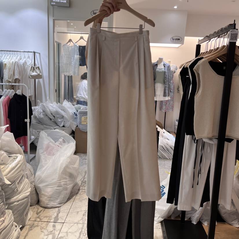 LA MAGIE FEMME韓國直郵女裝新品25春夏休閑推薦時尚休閑褲Lamagie Femme休閑褲