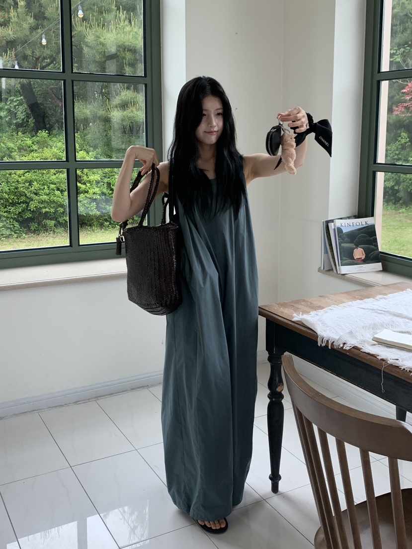 LOGARDEN韓國代購女士新款推薦25春夏人氣休閑背帶褲不含內搭LO GARDEN背帶褲