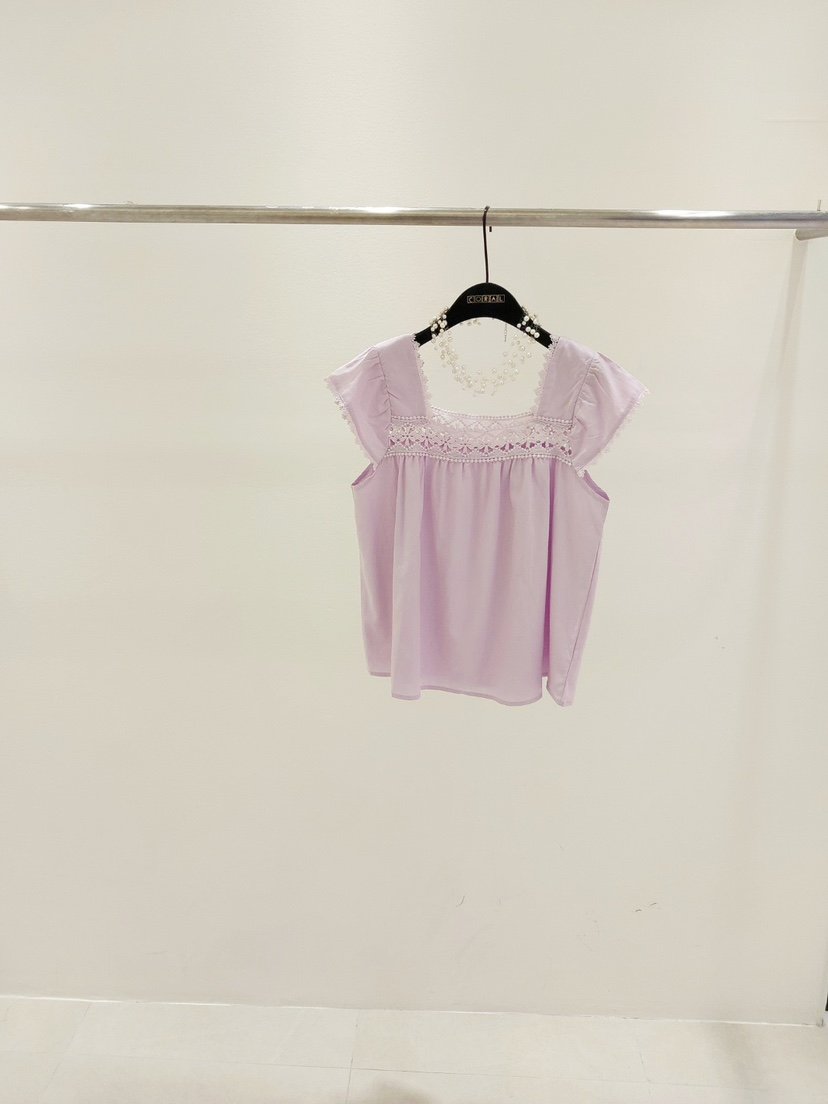 CORAL東大門直郵女士新品25春夏真品推薦人氣時尚襯衫蕾絲衫CORAL襯衫/蕾絲衫