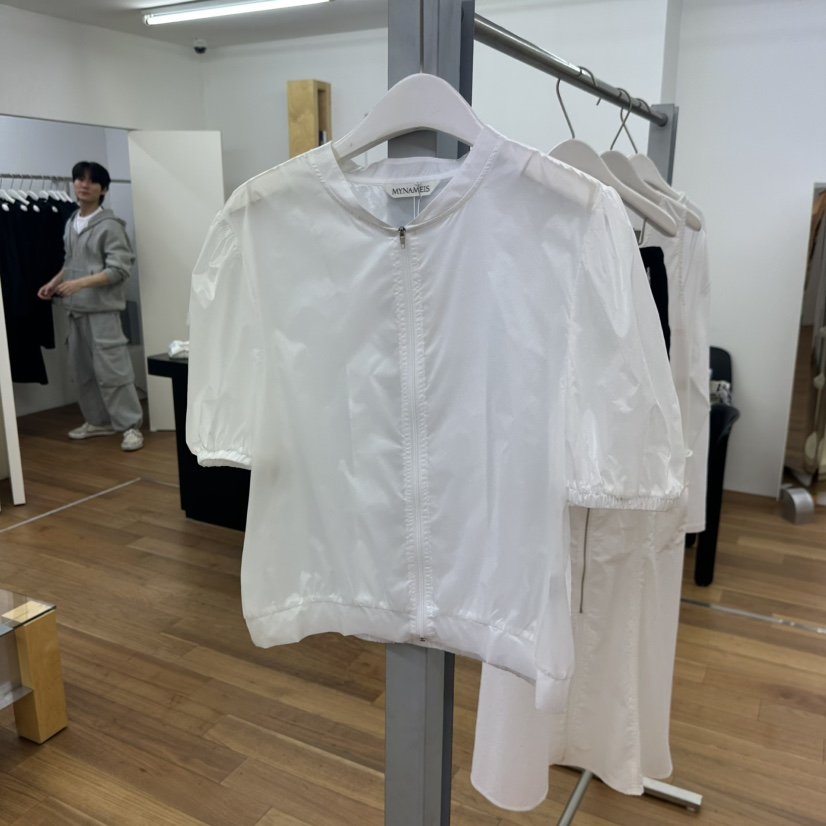MYNAMEIS韓國代購女士新品休閑職業25春夏推薦熱賣襯衫蕾絲衫MYNAMEIS襯衫/蕾絲衫