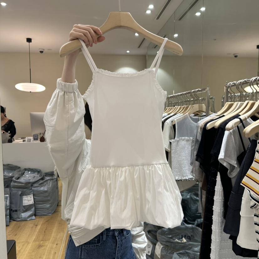 MUSHROOM-A東大門實拍女裝新品25春夏真品人氣時尚吊帶背心MUSHROOM吊帶/背心