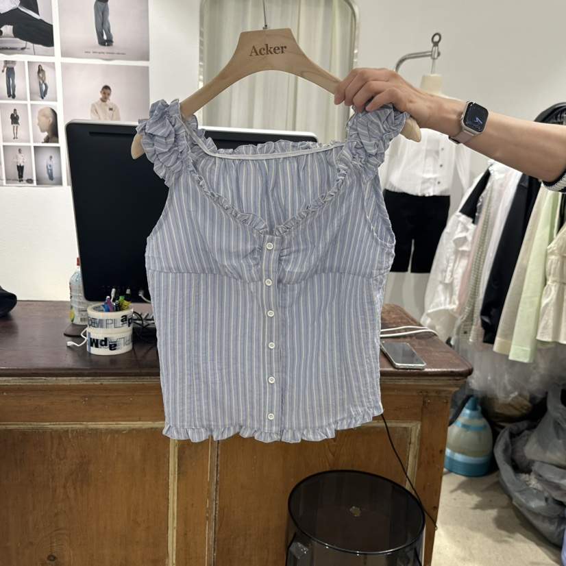 ACKER東大門直郵女士新款真品推薦熱賣人氣休閑吊帶背心綁帶ACKER吊帶/背心