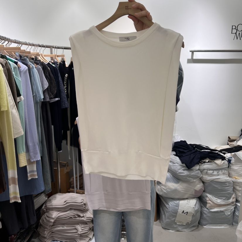 BY BOMI韓國代購女士新品時尚真品推薦25春夏熱賣吊帶背心BY BOMI吊帶/背心