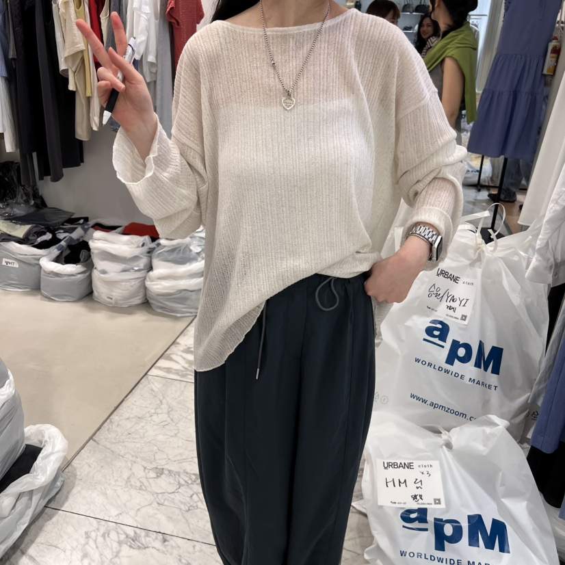 URBANE cloth東大門代購女裝新款休閑熱賣時尚真品長袖T恤URBANE cloth長袖T恤