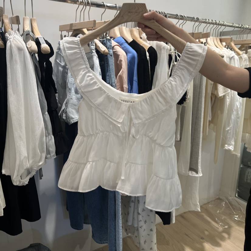 VEGETABLE東大門實拍女士新品推薦真品職業休閑熱賣吊帶背心VEGETABLE吊帶/背心