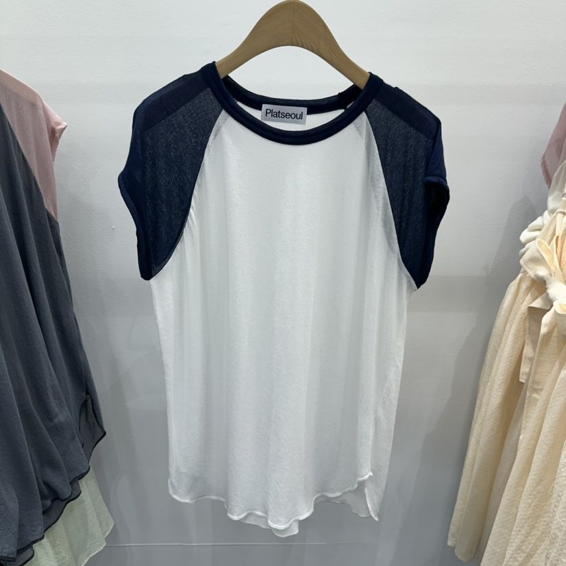 ALICE N GIA/PLAT韓國直郵女士新品時尚休閑真品25春夏T恤Platseoul/ALICE N GIAT恤