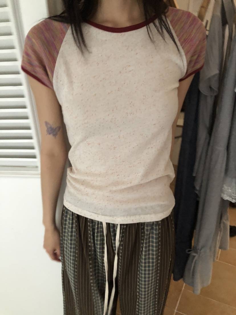 FLASH韓國代購㊣女士新款熱賣時尚推薦25春夏休閑人氣職業T恤FLASHT恤