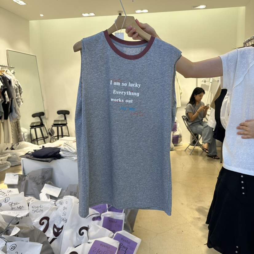 EYEFUL-Q韓國代購㊣女士新品時尚熱賣真品推薦休閑吊帶背心eyeful吊帶/背心