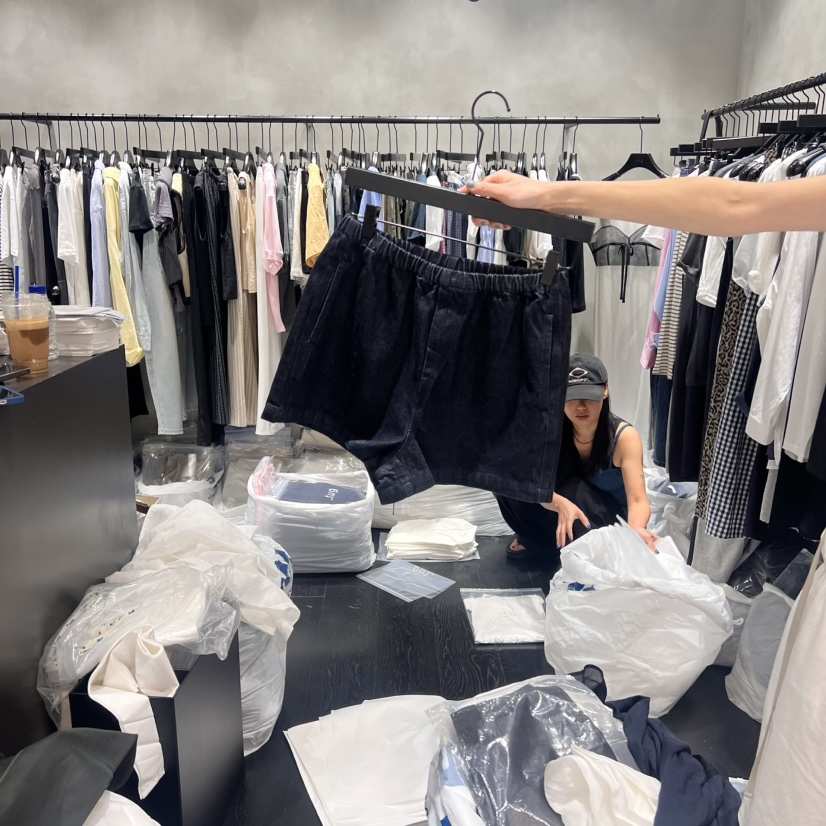 TUG韓國代購㊣女士新品熱賣推薦職業時尚25春夏真品休閑短褲TUG短褲