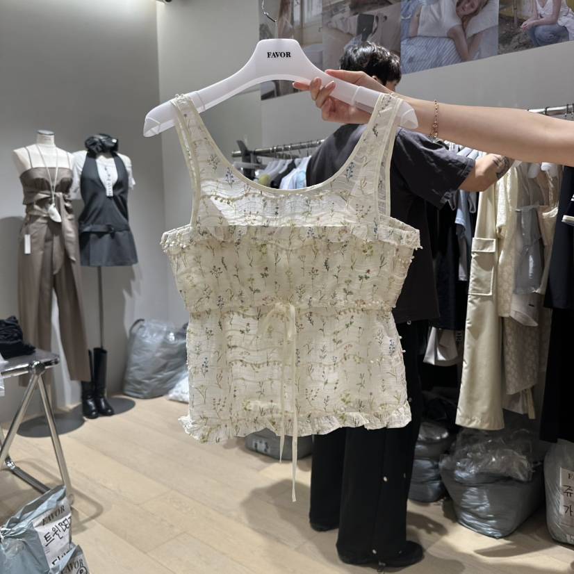 FAVOR-P韓國直郵㊣女士新品推薦職業25春夏休閑真品吊帶背心FAVOR吊帶/背心