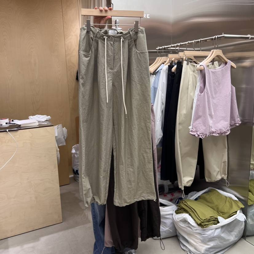 PLEASURE韓國直郵㊣女士新品真品25春夏時尚推薦休閑休閑褲PLEASURE休閑褲