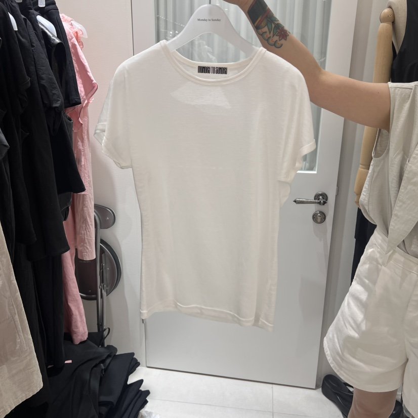 MONDAY TO SUNDAY韓國直郵㊣女士新品推薦25春夏熱賣休閑T恤MONDAY TO SUNDAYT恤