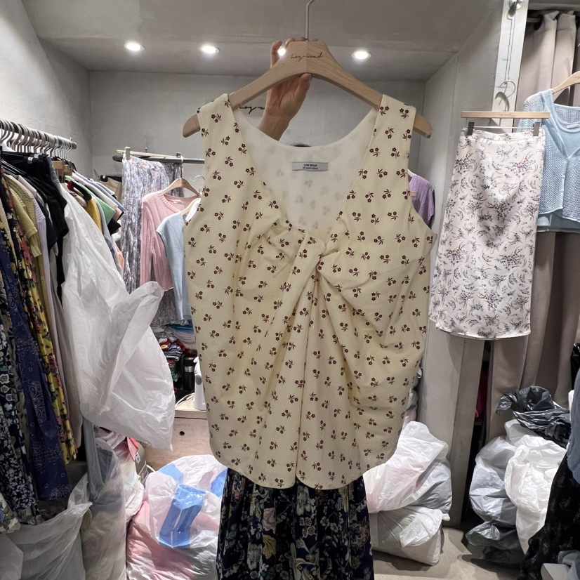 LOGROAD韓國代購㊣女裝新款25春夏時尚休閑真品推薦吊帶背心LOG ROAD吊帶/背心