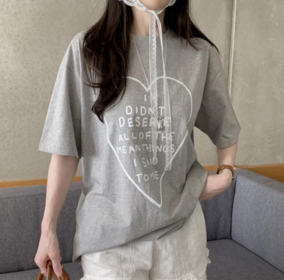 FOR.NEED韓國代購㊣女士新品休閑真品人氣25春夏熱賣職業T恤FOR.NEEDT恤